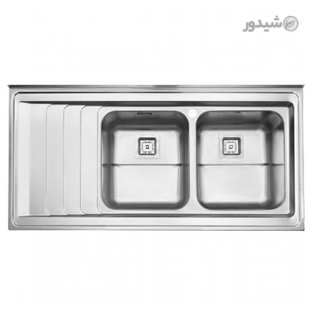 سینک استیل البرز 734 روکار