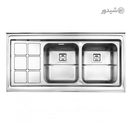 سینک استیل البرز 761 روکار